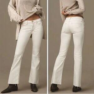 Hudson 31 Nico Retro Bootcut Midrise Hipster Raw Frayed Hem New